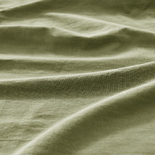 Carmine Washed Cotton European Pillowcases (Set of 2)
